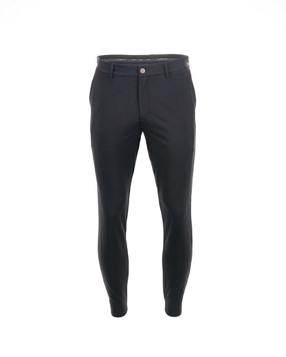 Pantalon de couleur unie, coupe slim décontractée, coupe ajustée, bas de jambe étroit, poches serrées, style européen et américain