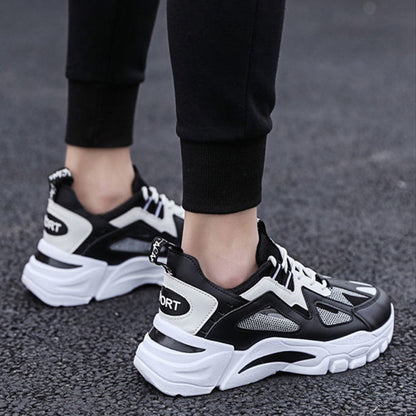 Weiße Turnschuhe Männer Rutschfeste Walking Laufschuhe Sport