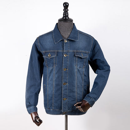 Veste en jean noire pour homme
