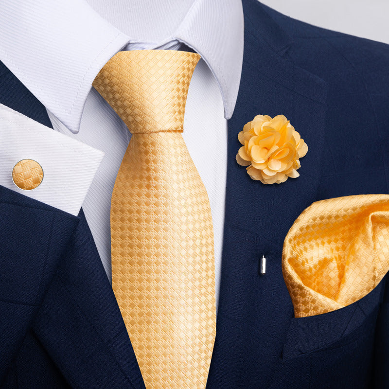Men's Tie Suit Pocket Square Combo 8 - ARCHSHOPE
