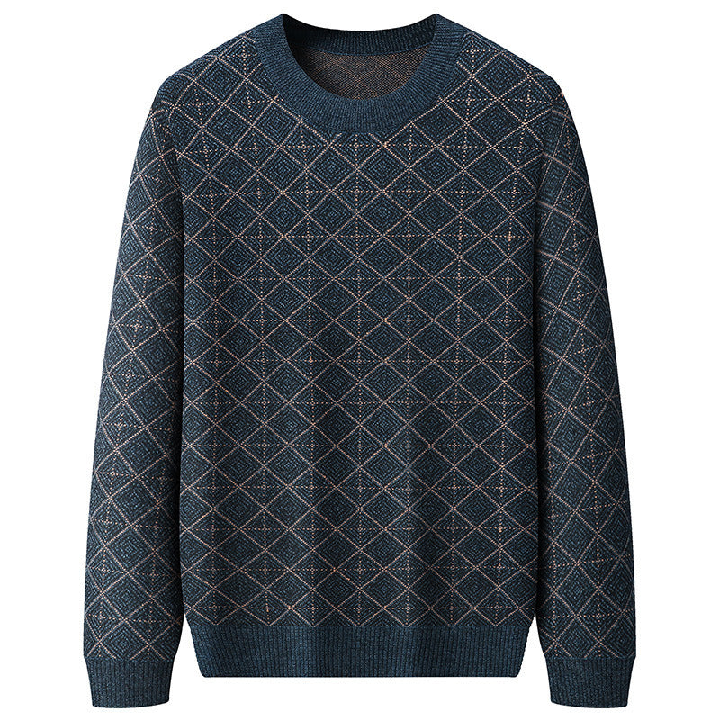 Pull col rond XL Homme Ample