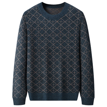 Pull col rond XL Homme Ample
