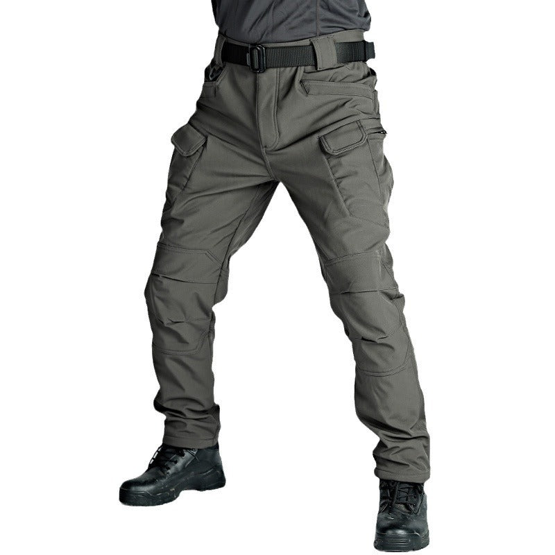 Winter Tactical Pants Men's Fleece-lined Waterproof Shark Skin Soft Shell Tactical Pants - ARCHSHOPE