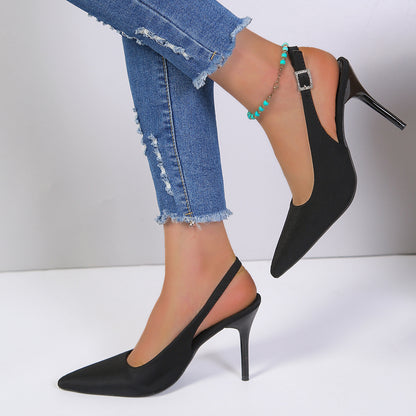 Pointed Toe Buckle Sandals Fashion Summer Stiletto High Heels Shoes For Women - ARCHSHOPE