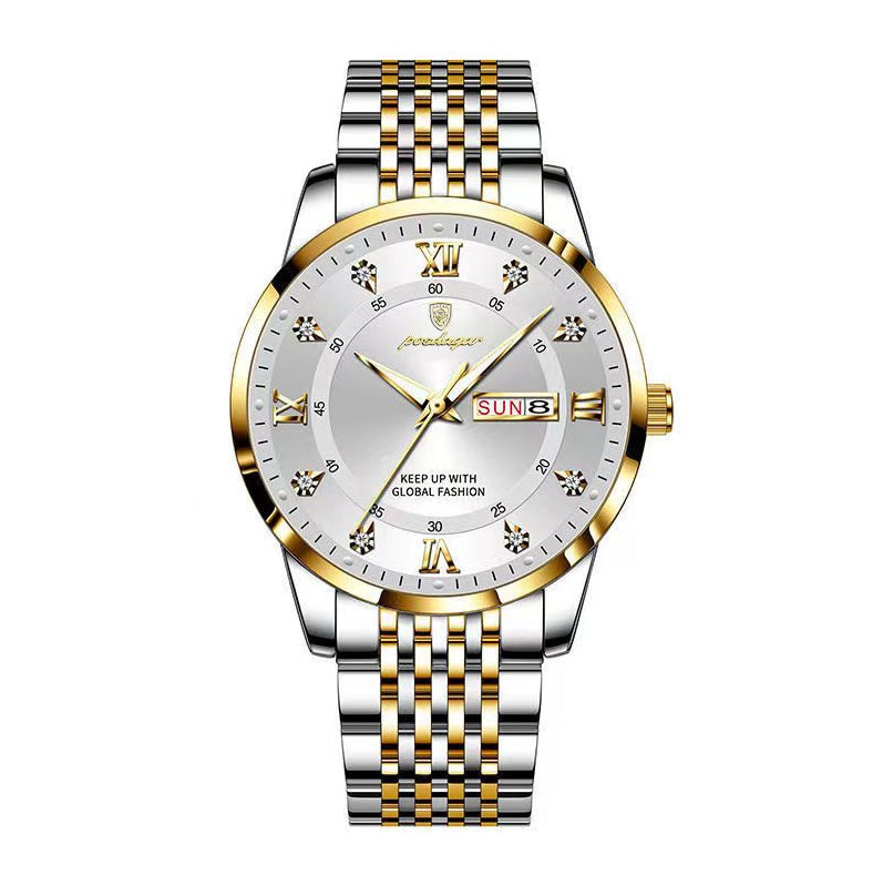 New Men's Watch Waterproof Luminous Calendar - ARCHSHOPE