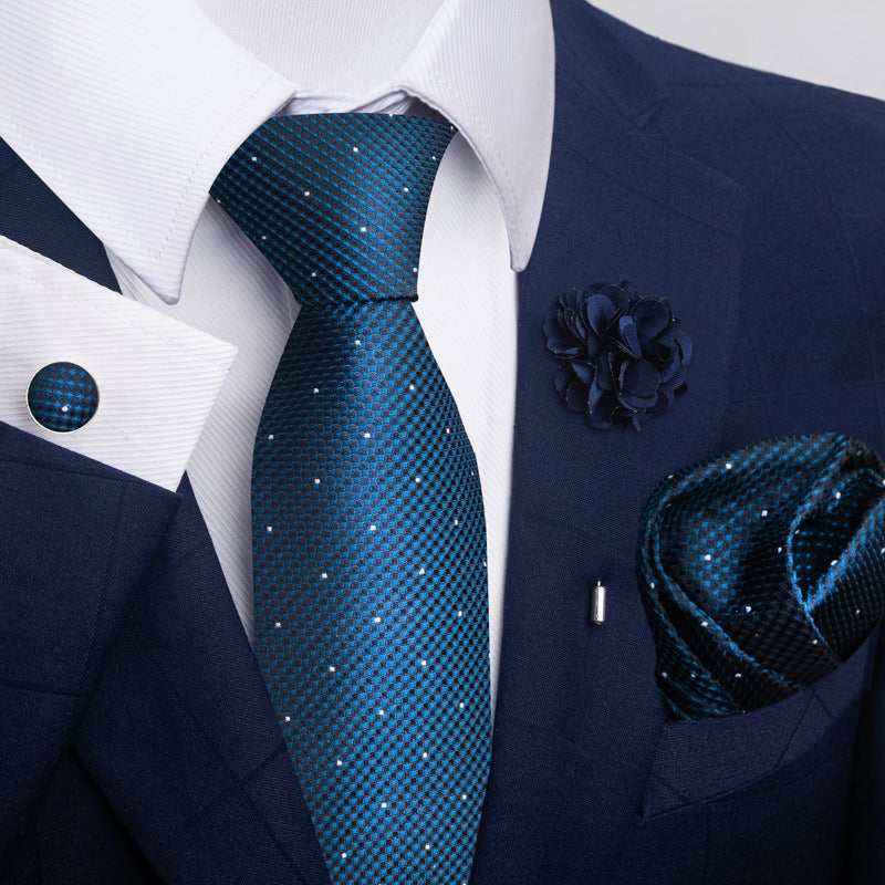 Men's Tie Suit Pocket Square Combo 8 - ARCHSHOPE