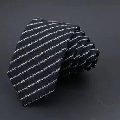 Thickened Sanded Fabric Hand Hit Men's Business Fashion Striped Solid Color Tie Cotton Formal Wear - ARCHSHOPE