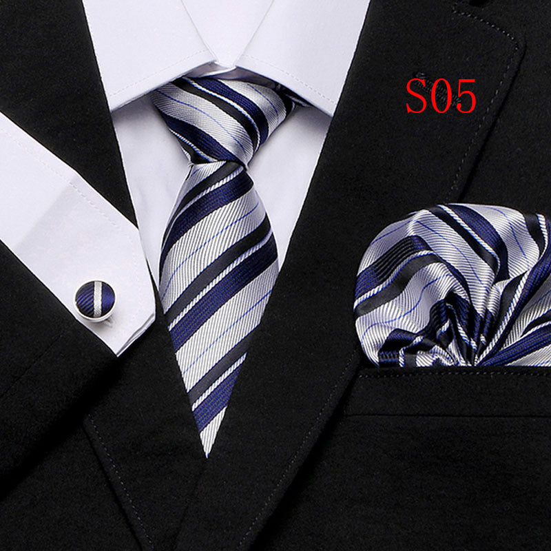 Paisley Series European And American Fashion Tie Three-piece Suit - ARCHSHOPE