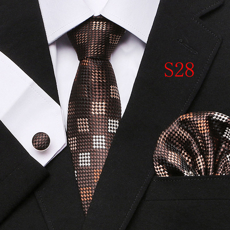 Paisley Series European And American Fashion Tie Three-piece Suit - ARCHSHOPE