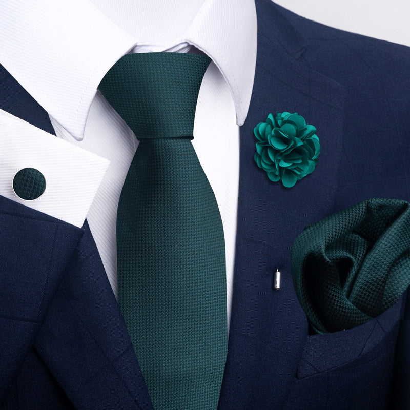 Men's Tie Suit Pocket Square Combo 8 - ARCHSHOPE