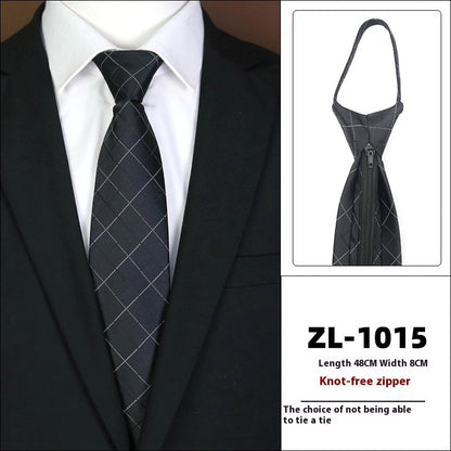 Men's Formal Wear Business Zipper Tie-free - ARCHSHOPE