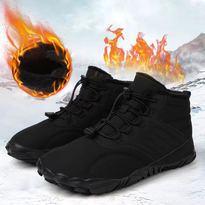 Outdoor Sports Cotton Shoes For Men And Women Winter Warm Slip-on Boots Wear-resistant Anti-ski Thickened Shoes Couple - ARCHSHOPE