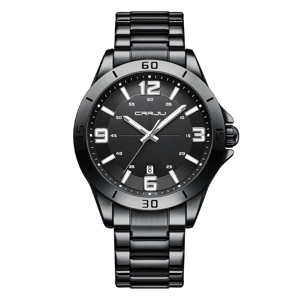 Waterproof Digital Quartz Watch With A Steel Band - ARCHSHOPE