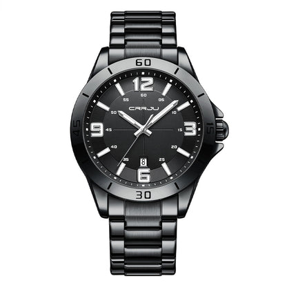 Waterproof Digital Quartz Watch With A Steel Band - ARCHSHOPE