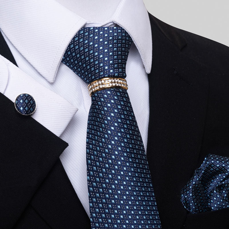Multi Colored Striped Floral Mens Tie - ARCHSHOPE