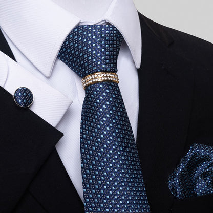 Multi Colored Striped Floral Mens Tie - ARCHSHOPE
