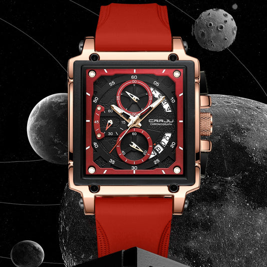 Simple Business Tape Mens Calendar Watch - ARCHSHOPE
