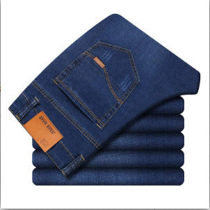Neue Herren Jeans Slim Straight Black Pants für Männer