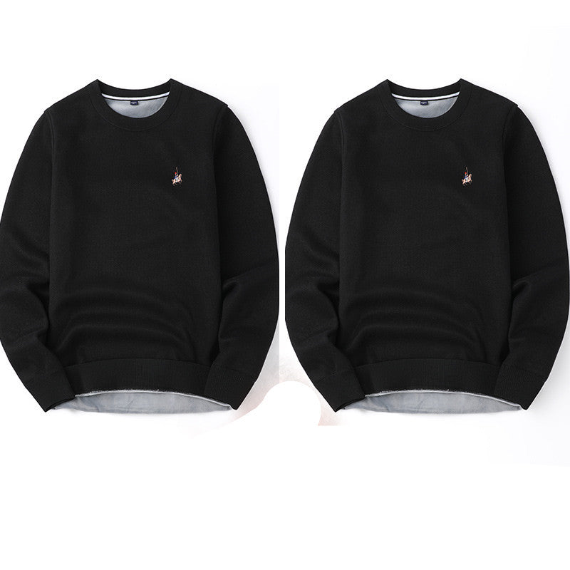 Pull Homme Automne Hiver Plus Velours Épaississant Base