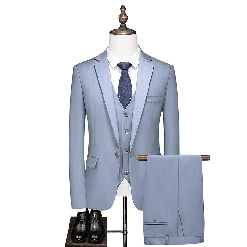 Business Freizeit Einfarbig Anzug Anzug Herren Business Anzug