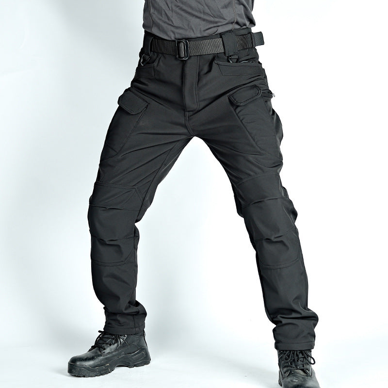 Winter Tactical Pants Men's Fleece-lined Waterproof Shark Skin Soft Shell Tactical Pants - ARCHSHOPE