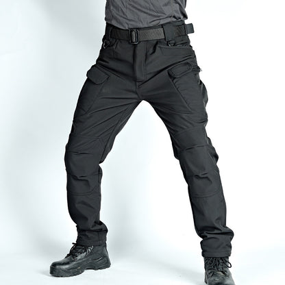 Winter Tactical Pants Men's Fleece-lined Waterproof Shark Skin Soft Shell Tactical Pants - ARCHSHOPE