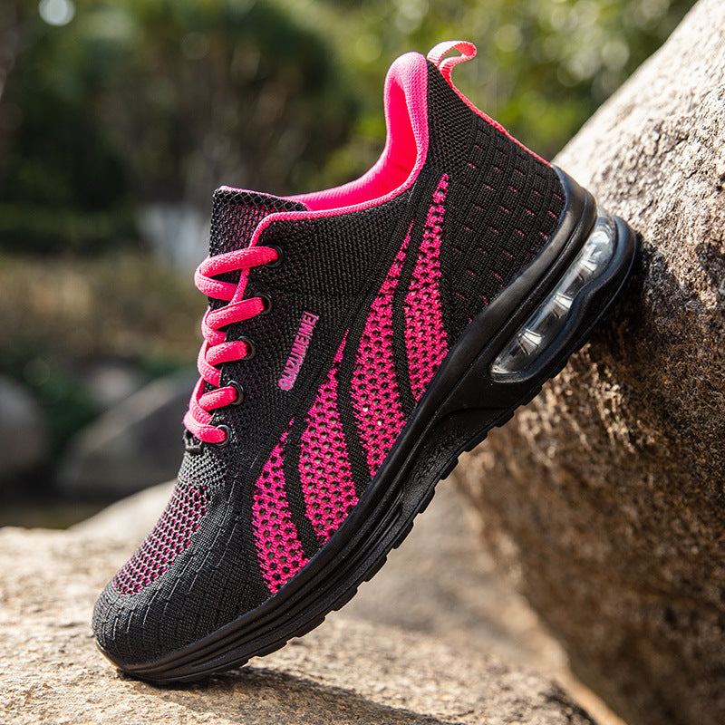 Mesh Women's Breathable Shoes Flying Woven Air Cushion