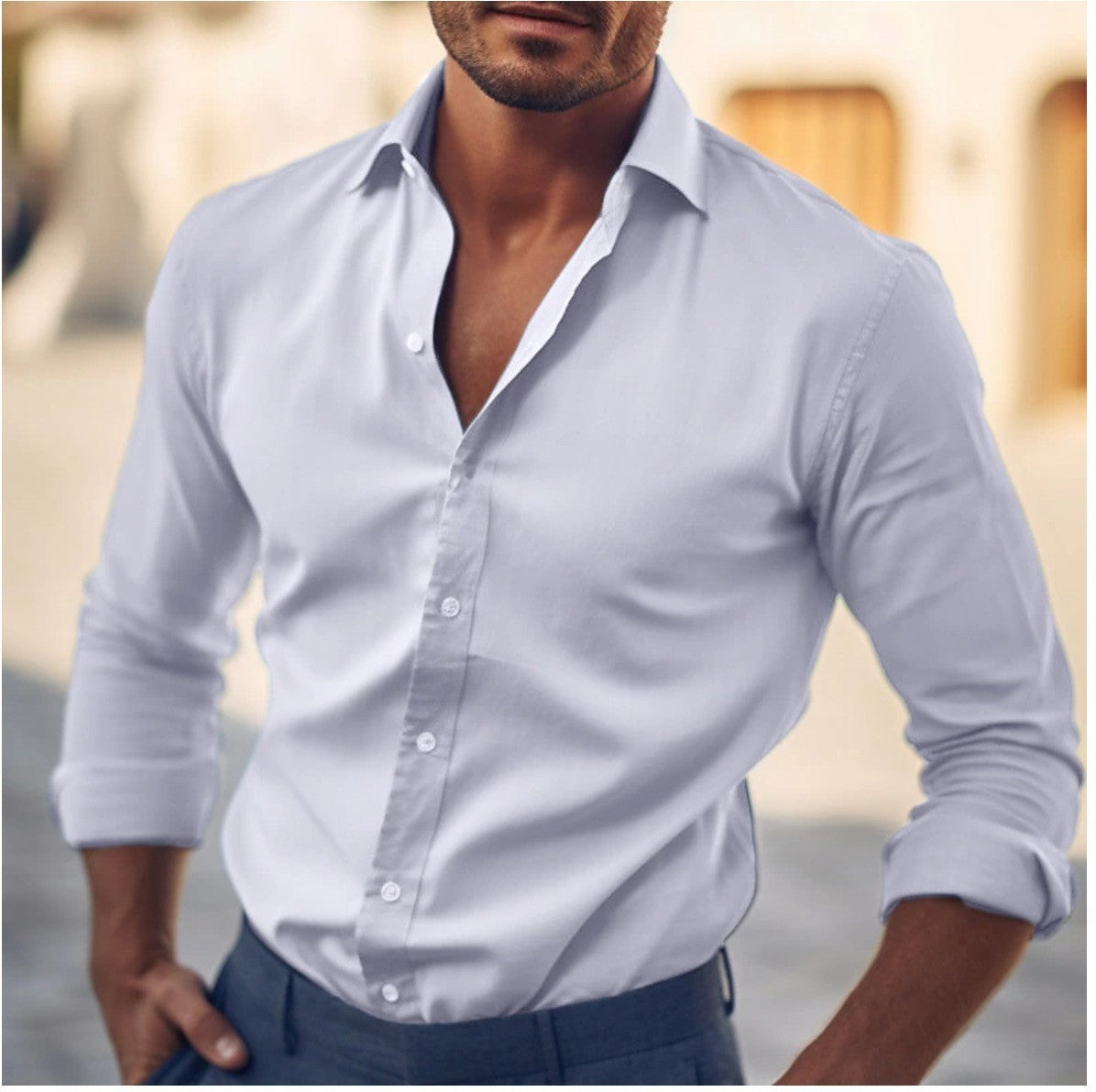 Fashion Personality Men's Business Casual Style Shirt - ARCHSHOPE