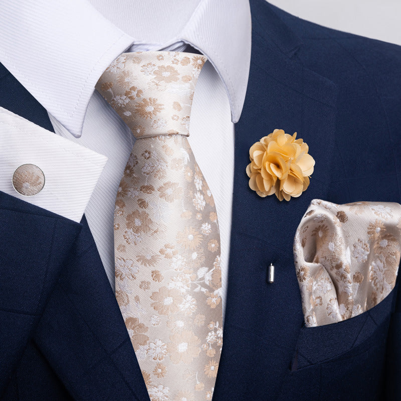 Men's Tie Suit Pocket Square Combo 8 - ARCHSHOPE