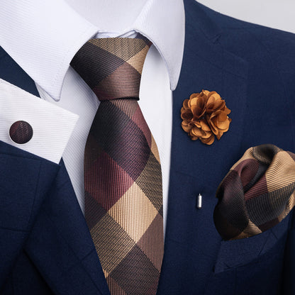 Men's Tie Suit Pocket Square Combo 8 - ARCHSHOPE