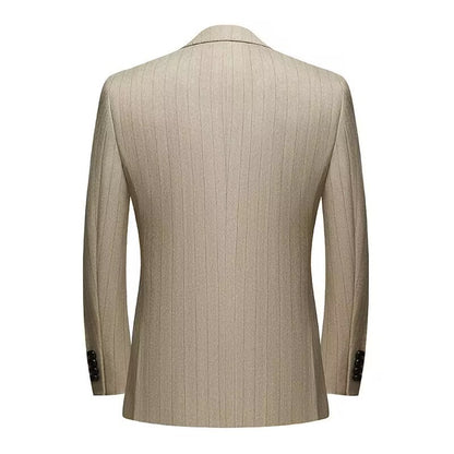 Bräutigam Slim Fit Anzug Dreiteiliger Anzug für Männer