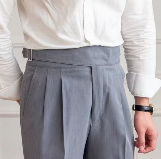 Men's Belt Skinny Casual Suit Pants - ARCHSHOPE