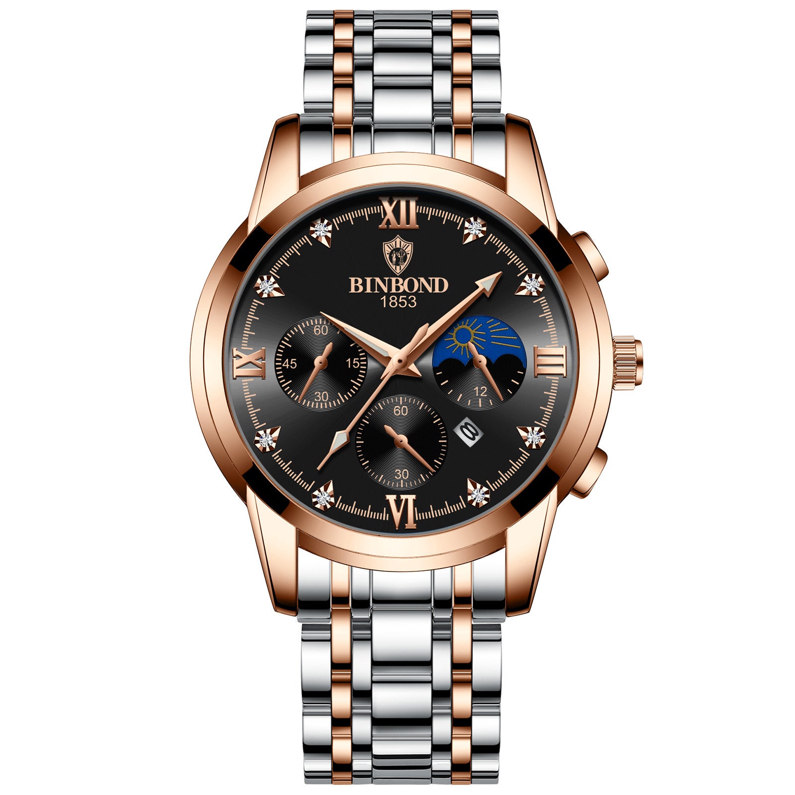 Waterproof Luminous Calendar Men's Fashion Genuine Leather Watch - ARCHSHOPE