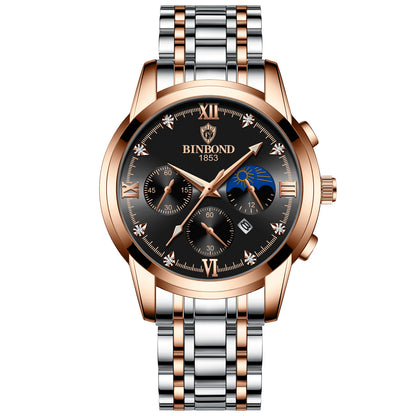 Waterproof Luminous Calendar Men's Fashion Genuine Leather Watch - ARCHSHOPE