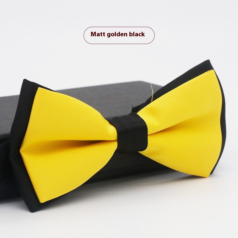 Men's Solid Color Formal Wear Wedding Business Casual Groom Groomsman Bow Tie - ARCHSHOPE
