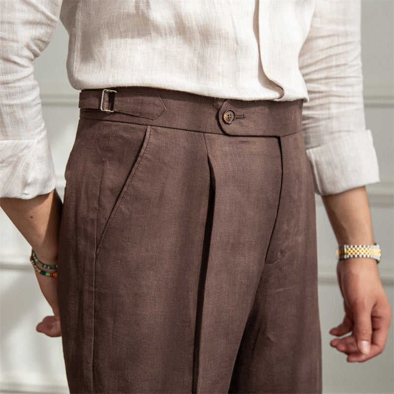 Men's Fashionable Linen Casual Pants - ARCHSHOPE