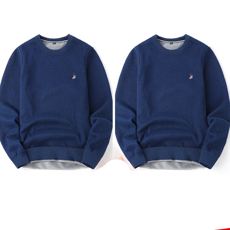 Pull Homme Automne Hiver Plus Velours Épaississant Base
