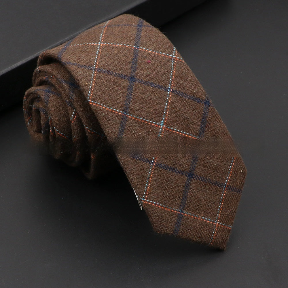 Artificial Woolen Necktie Korean Casual Accessories - ARCHSHOPE
