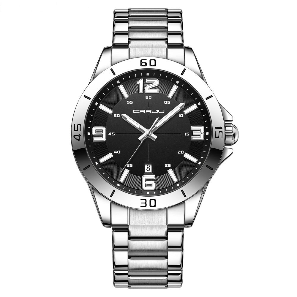 Waterproof Digital Quartz Watch With A Steel Band - ARCHSHOPE