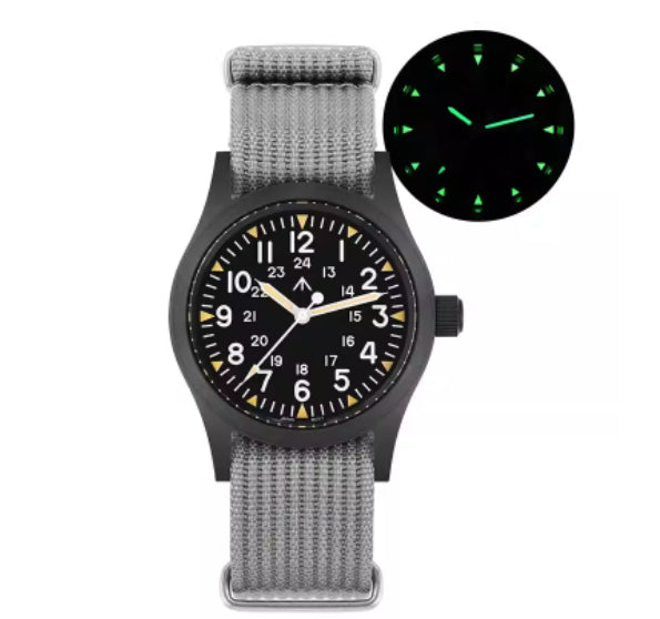 Retro Military Watch With A Quartz Second Hand - ARCHSHOPE