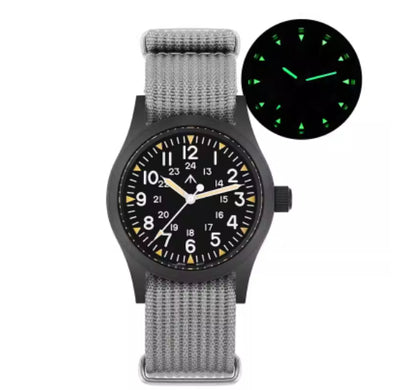 Retro Military Watch With A Quartz Second Hand - ARCHSHOPE