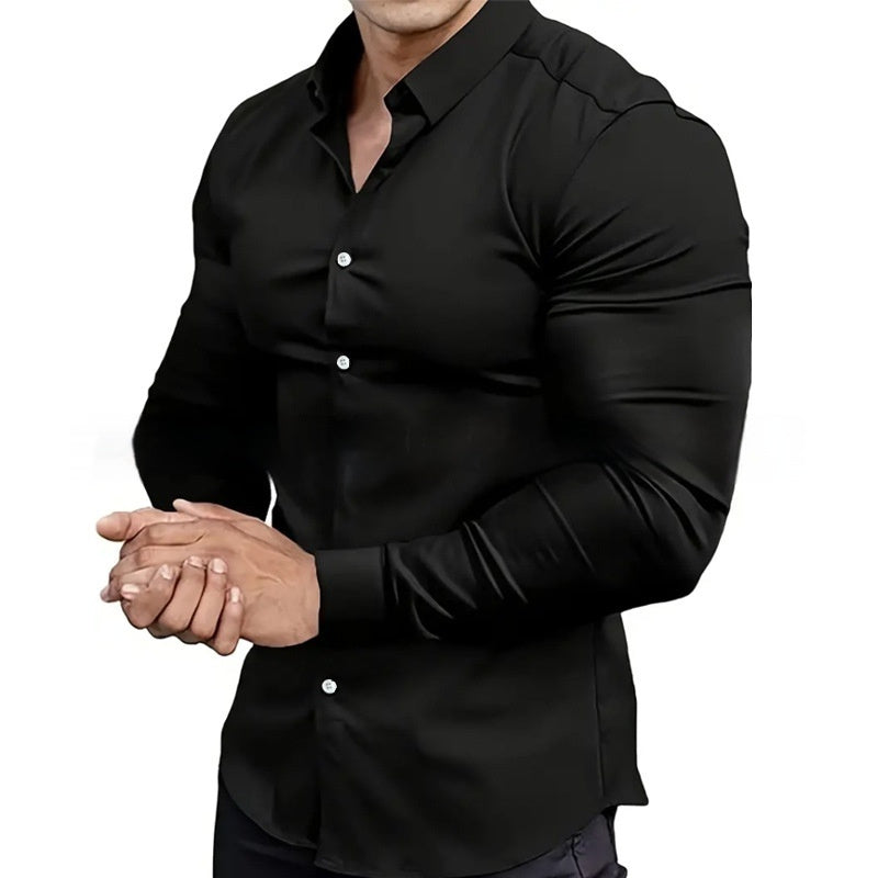 Men's Business Non-ironing Professional Anti-wrinkle Casual Shirt - ARCHSHOPE