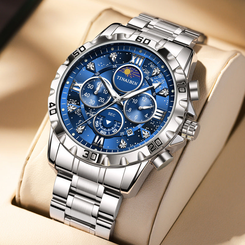 Men's Multi-functional High-grade Quartz Watch Waterproof Luminous - ARCHSHOPE
