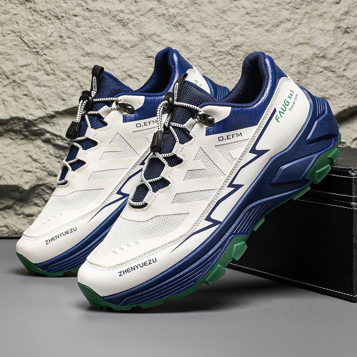 Men Colorblock Sneakers Outdoor Casual Mountaineering Hiking Running Sports Shoes - ARCHSHOPE
