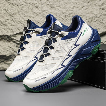 Men Colorblock Sneakers Outdoor Casual Mountaineering Hiking Running Sports Shoes - ARCHSHOPE