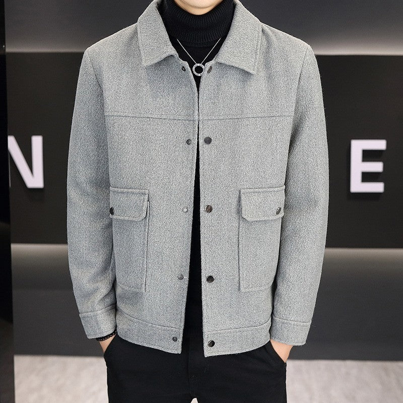 East Season – Lässige, schöne Jacke mit Polokragen in hochwertiger Qualität