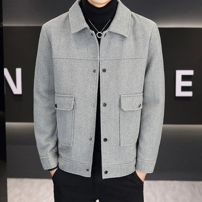 East Season – Lässige, schöne Jacke mit Polokragen in hochwertiger Qualität
