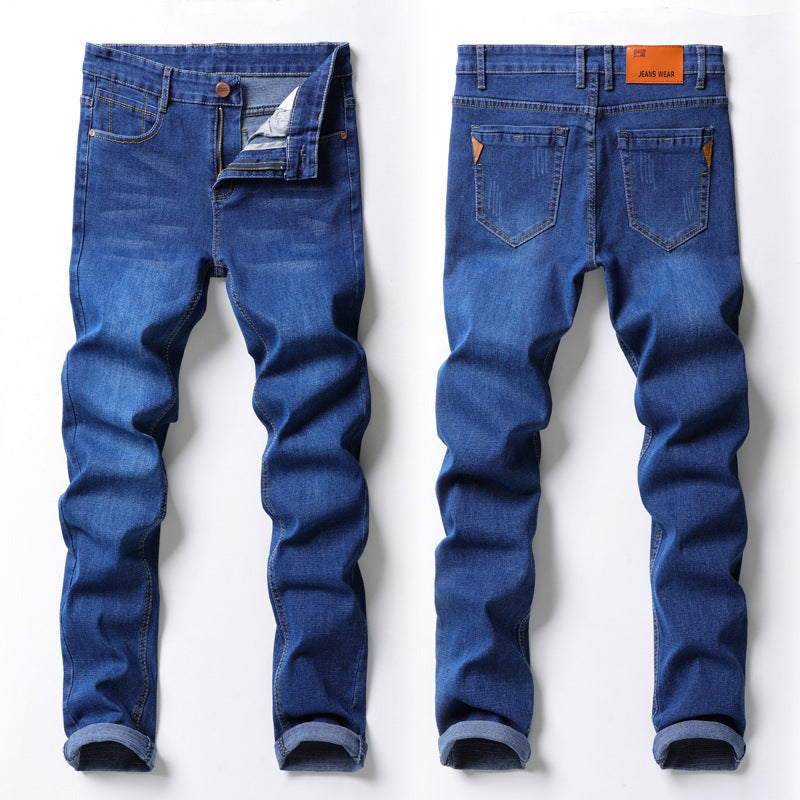 Jean slim stretch coupe droite pour homme