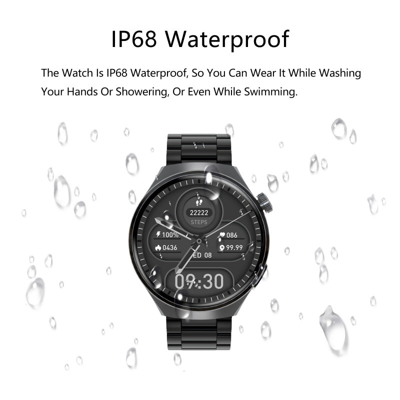 SENBONO V19 Business Men Smart Watch Answer Call Heart Rate Water Proof Sports Fitness Smartwatch Men - ARCHSHOPE