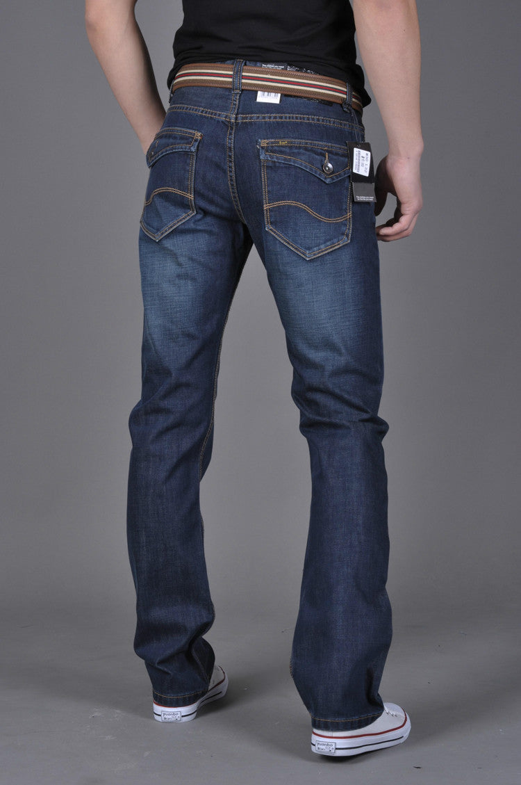 Explosive Herbst Winter Neue Gerade Slim Herren Jeans